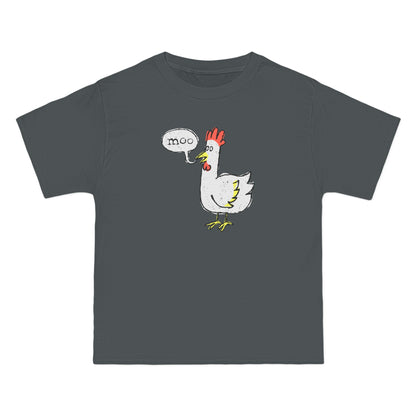 Moo (Chicken) - Men's Heavyweight T-Shirt