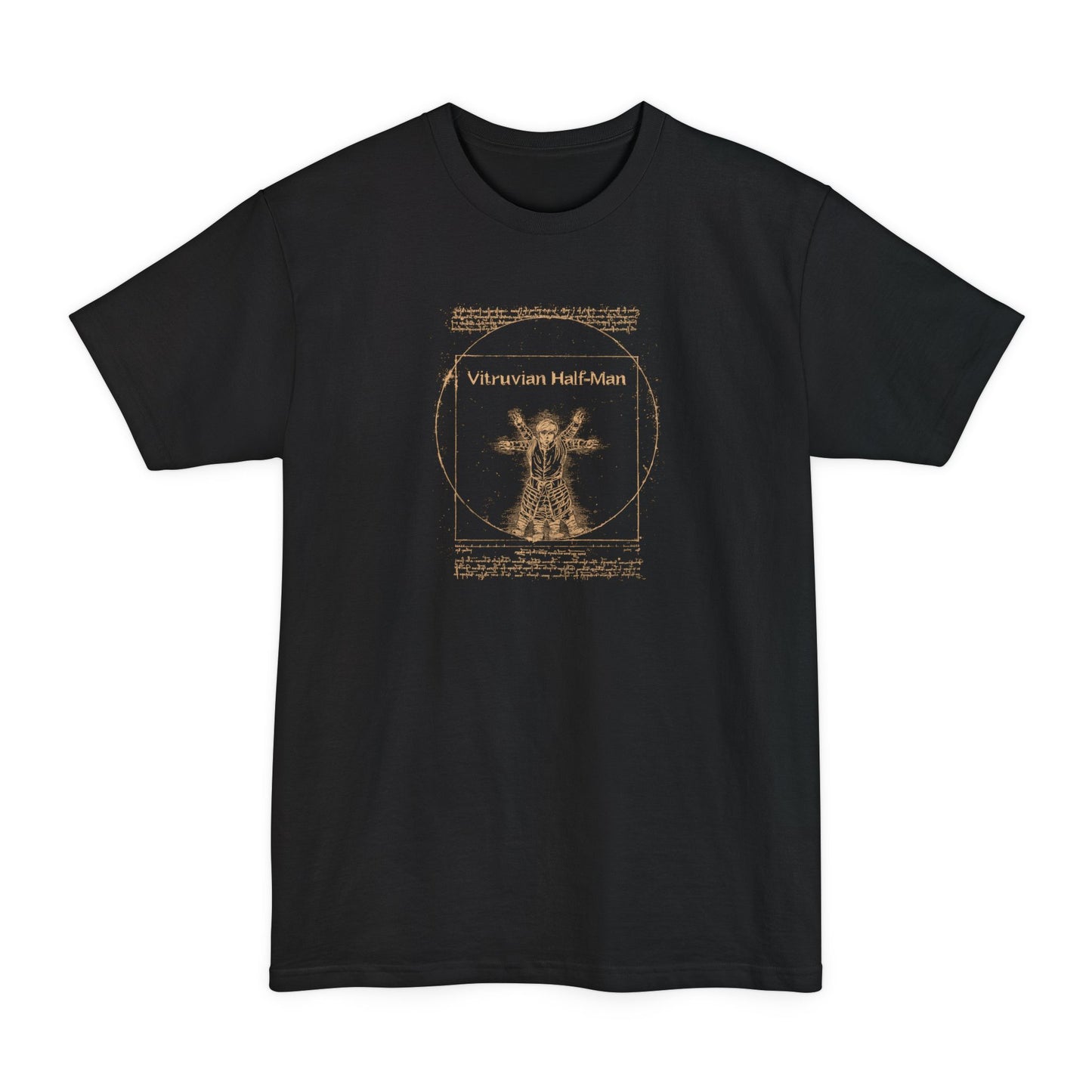 Vitruvian Half-Man - Men's Tall T-Shirt