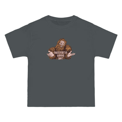 Squatch'ya Gonna Do? - Men's Heavyweight T-Shirt