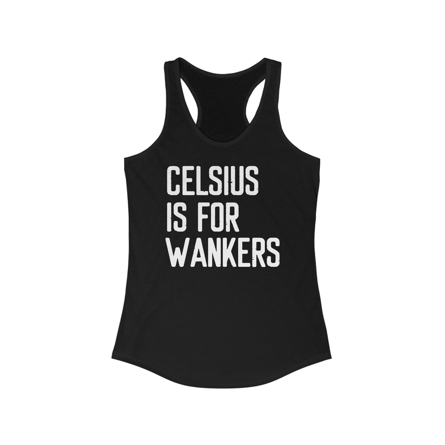 Celsius Is For Wankers - Women's Racerback Tank