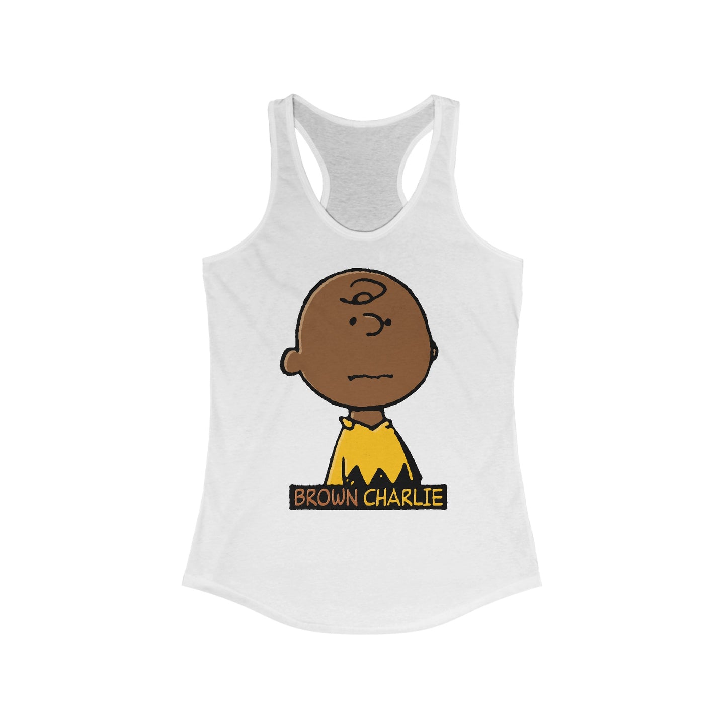 Brown Charlie - Women's Racerback Tank