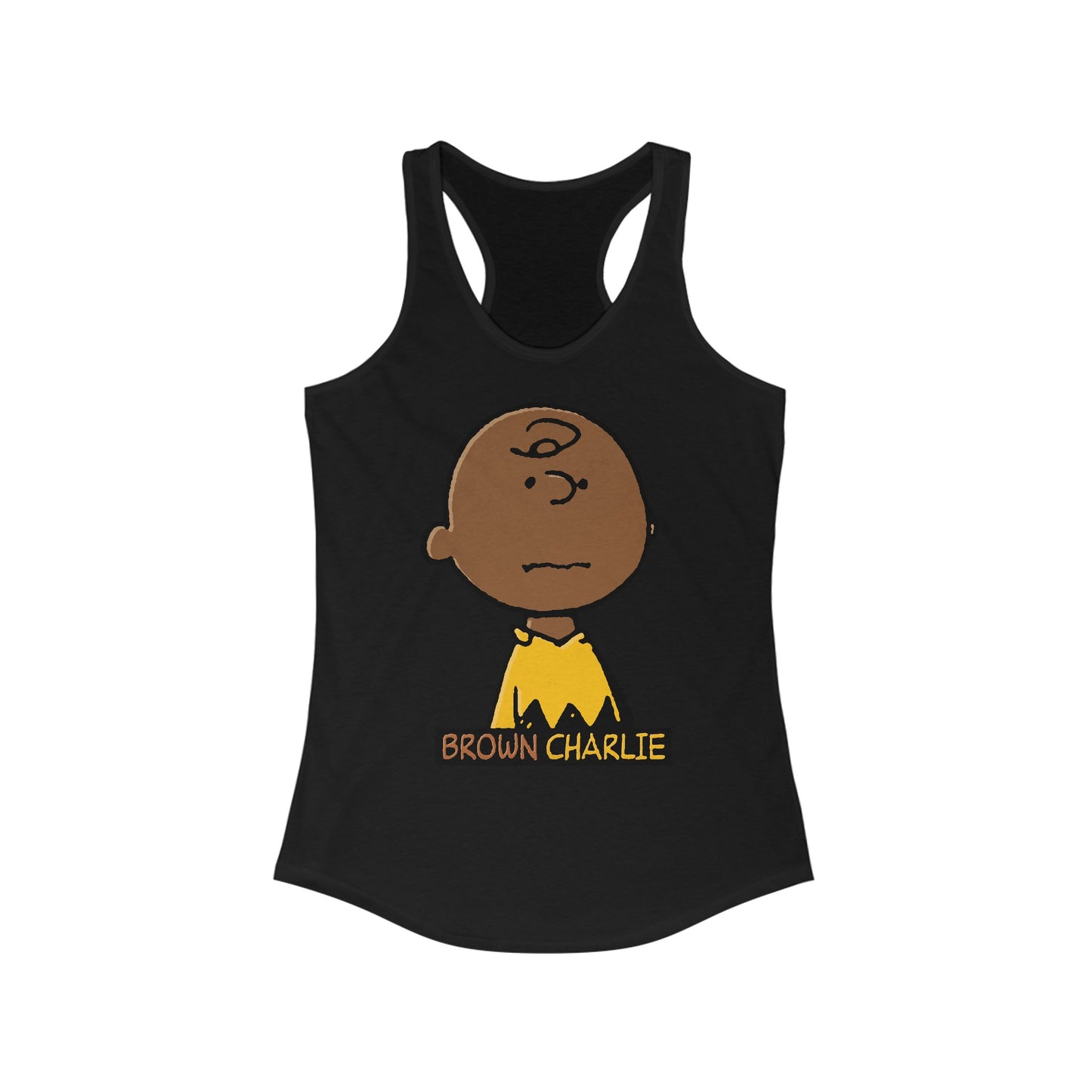 Brown Charlie - Women's Racerback Tank