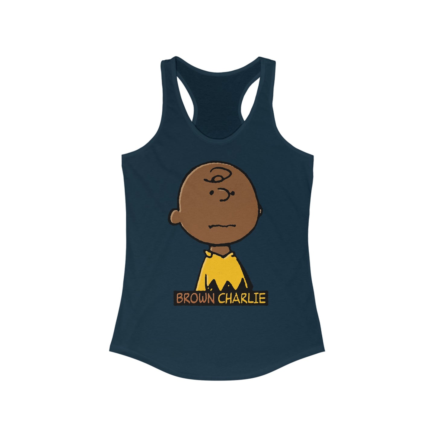 Brown Charlie - Women's Racerback Tank