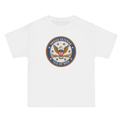 Proud Veteran (Tug Of War) - Men's Heavyweight T-Shirt