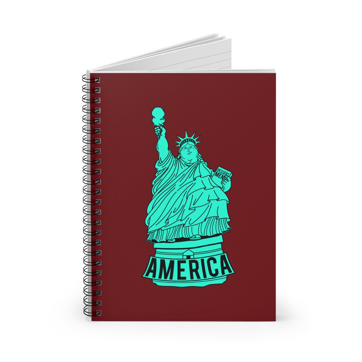 America - Spiral Notebook