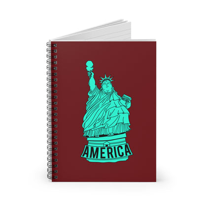 America - Spiral Notebook