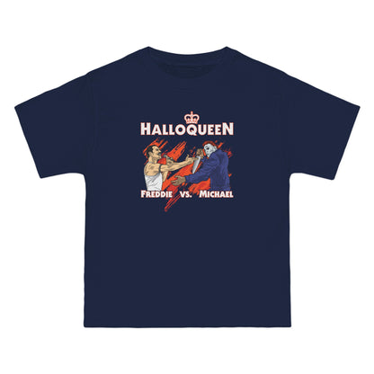 Halloqueen - Freddie Vs Michael - Men's Heavyweight T-Shirt