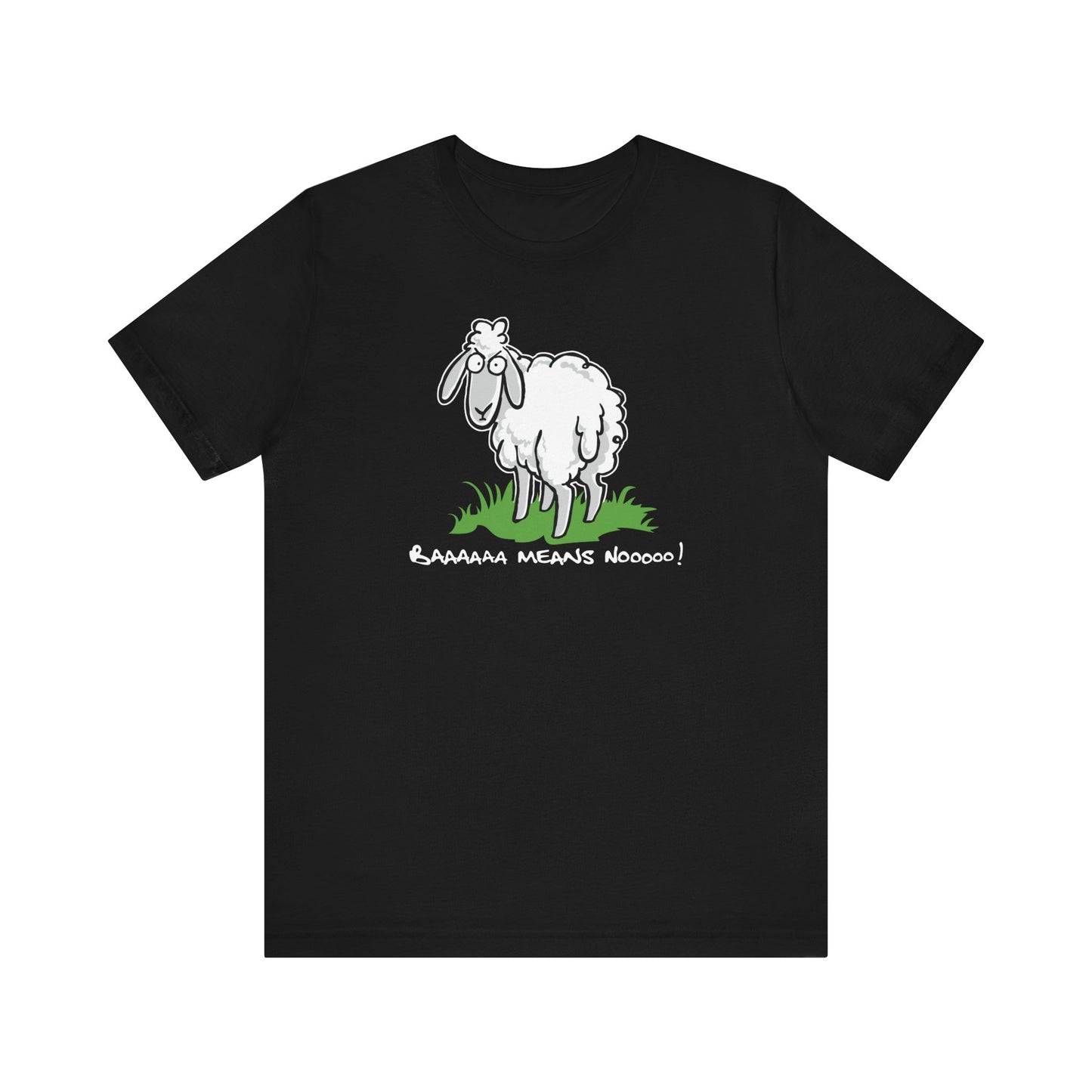 Baaaaaa Means Nooooo - Men's T-Shirt