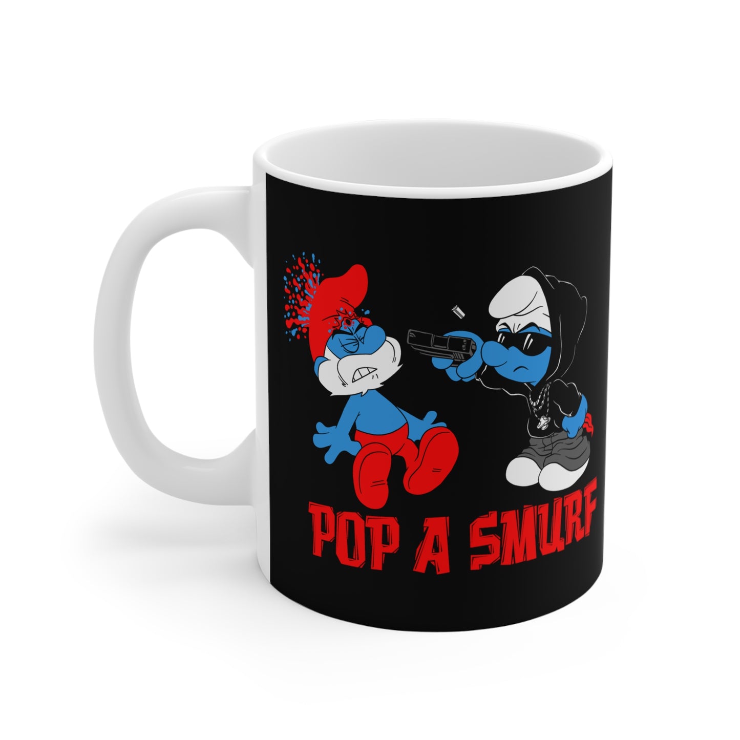 Pop A Smurf - Mug