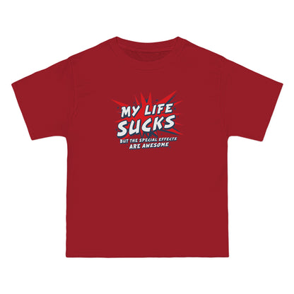 My Life Sucks - But The Special Effects Are Awesome - Men's Heavyweight T-Shirt