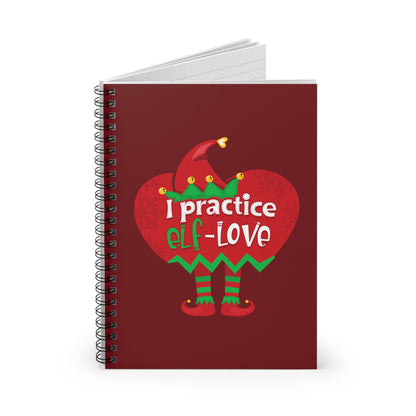 I Practice Elf-Love - Spiral Notebook