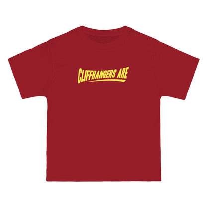 Cliffhangers Are - Men's Heavyweight T-Shirt