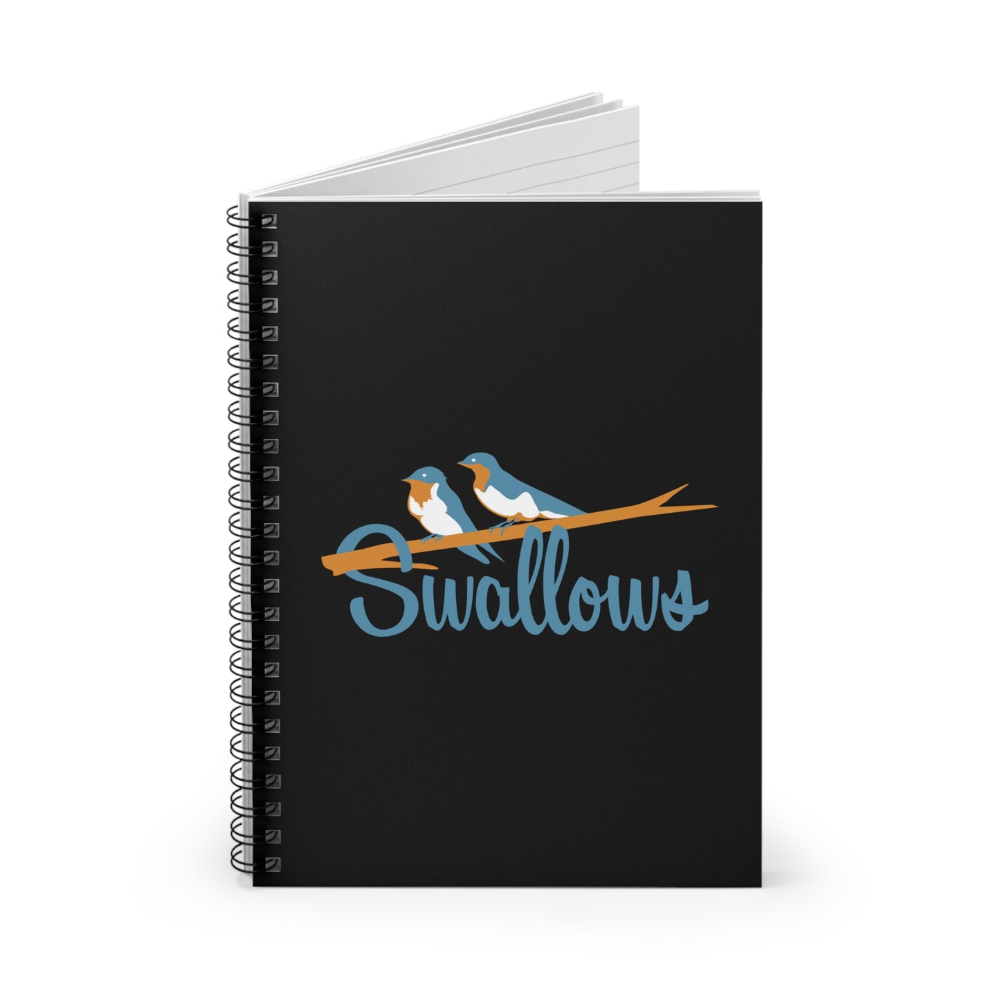 Swallows - Spiral Notebook