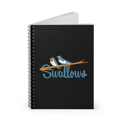 Swallows - Spiral Notebook