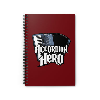 Accordion Hero - Spiral Notebook