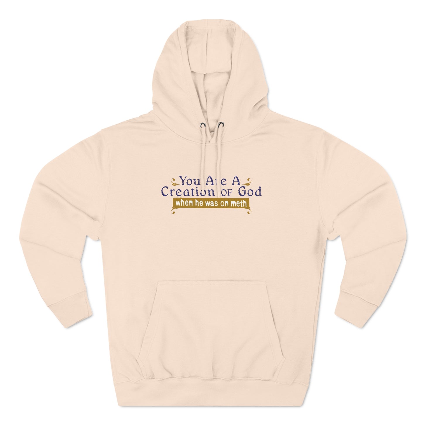 You Are A Creation Of God - When He Was On Meth - Hoodie