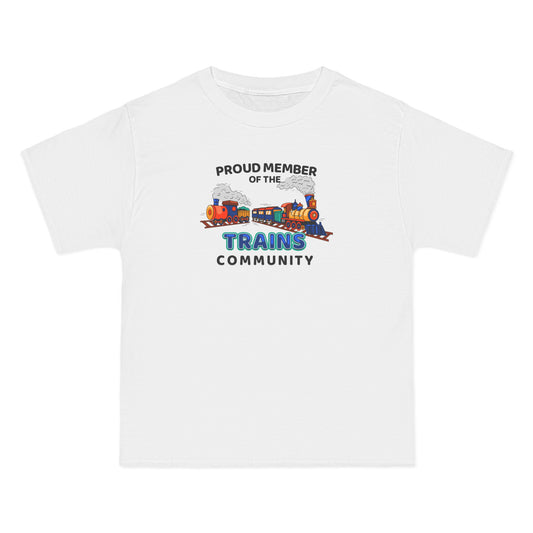 Proud Member Of The Trains Community - Men's Heavyweight T-Shirt