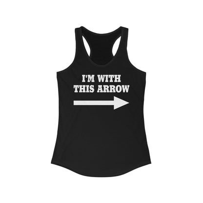 I'm With This Arrow - Women’s Racerback Tank