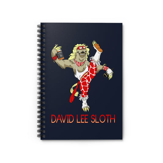 David Lee Sloth - Spiral Notebook