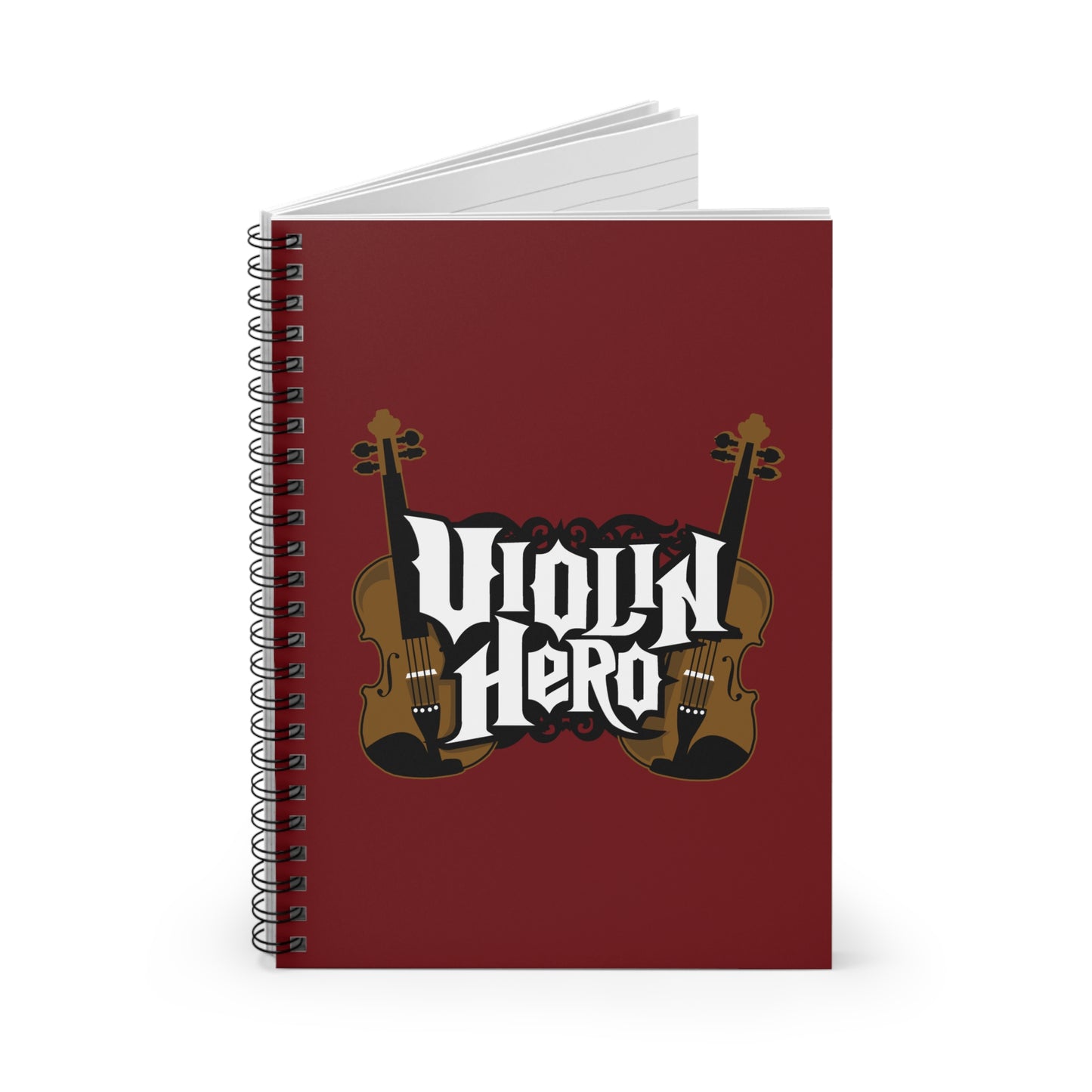 Violin Hero - Spiral Notebook