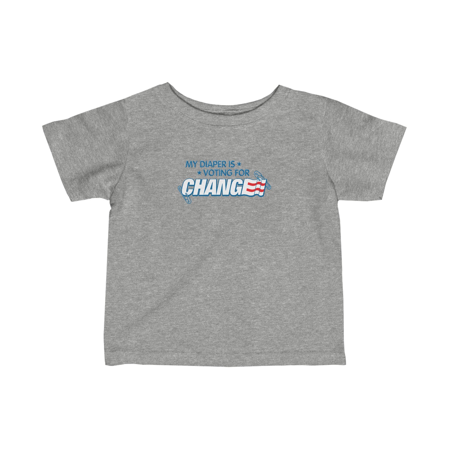 My Diaper Is Voting For Change - Baby T-Shirt