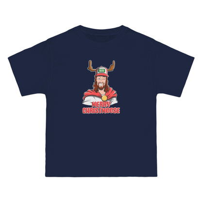 Merry Christmoose - Men's Heavyweight T-Shirt