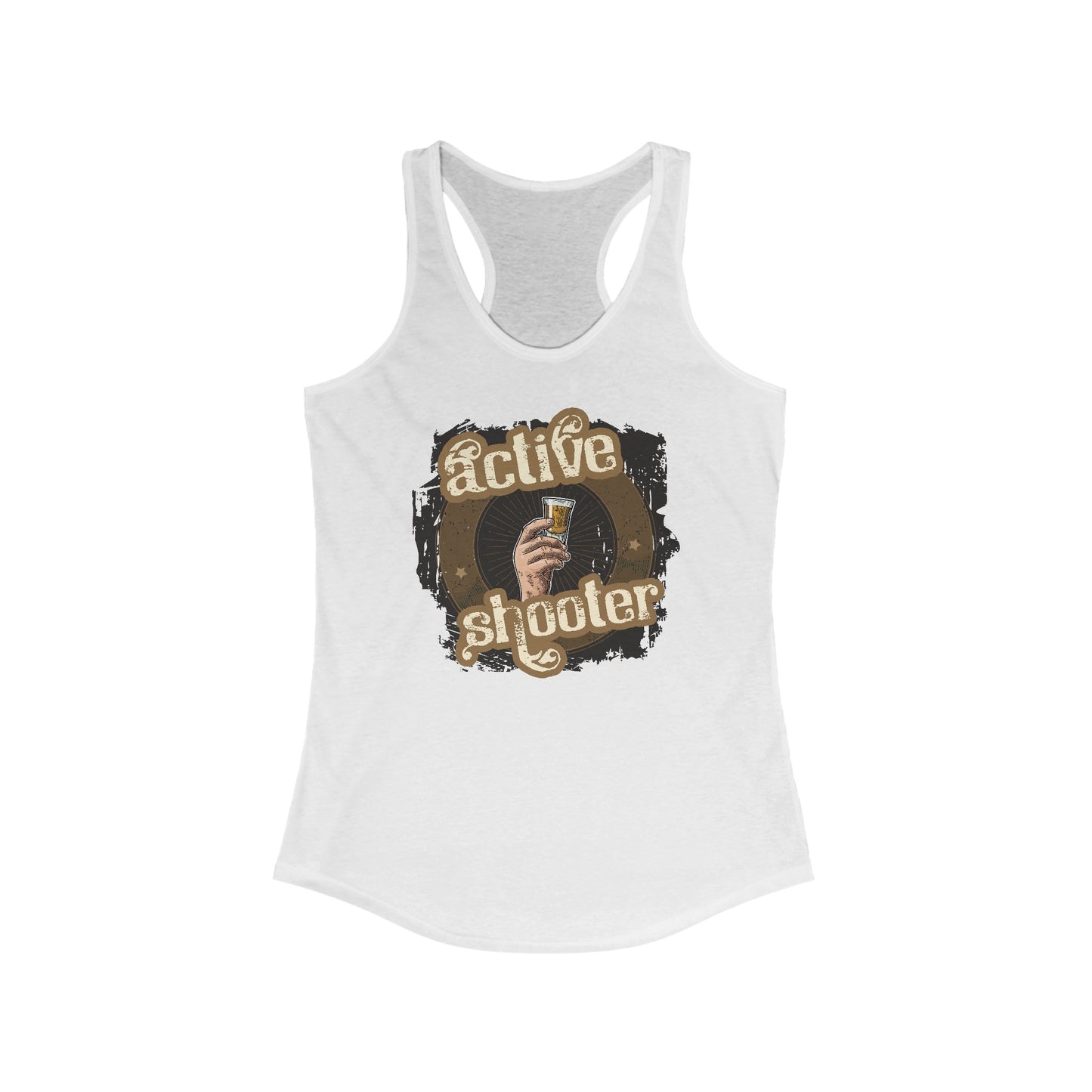 Active Shooter - Women's Racerback Tank