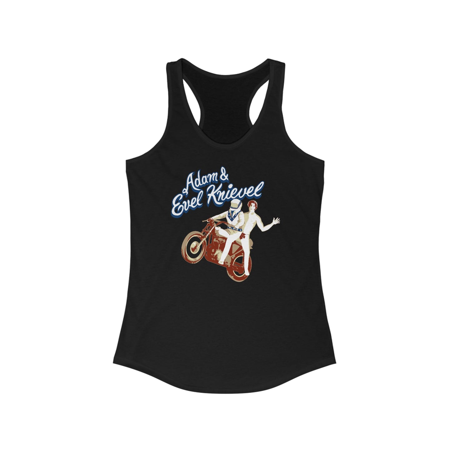 Adam & Evel Knievel  - Women's Racerback Tank