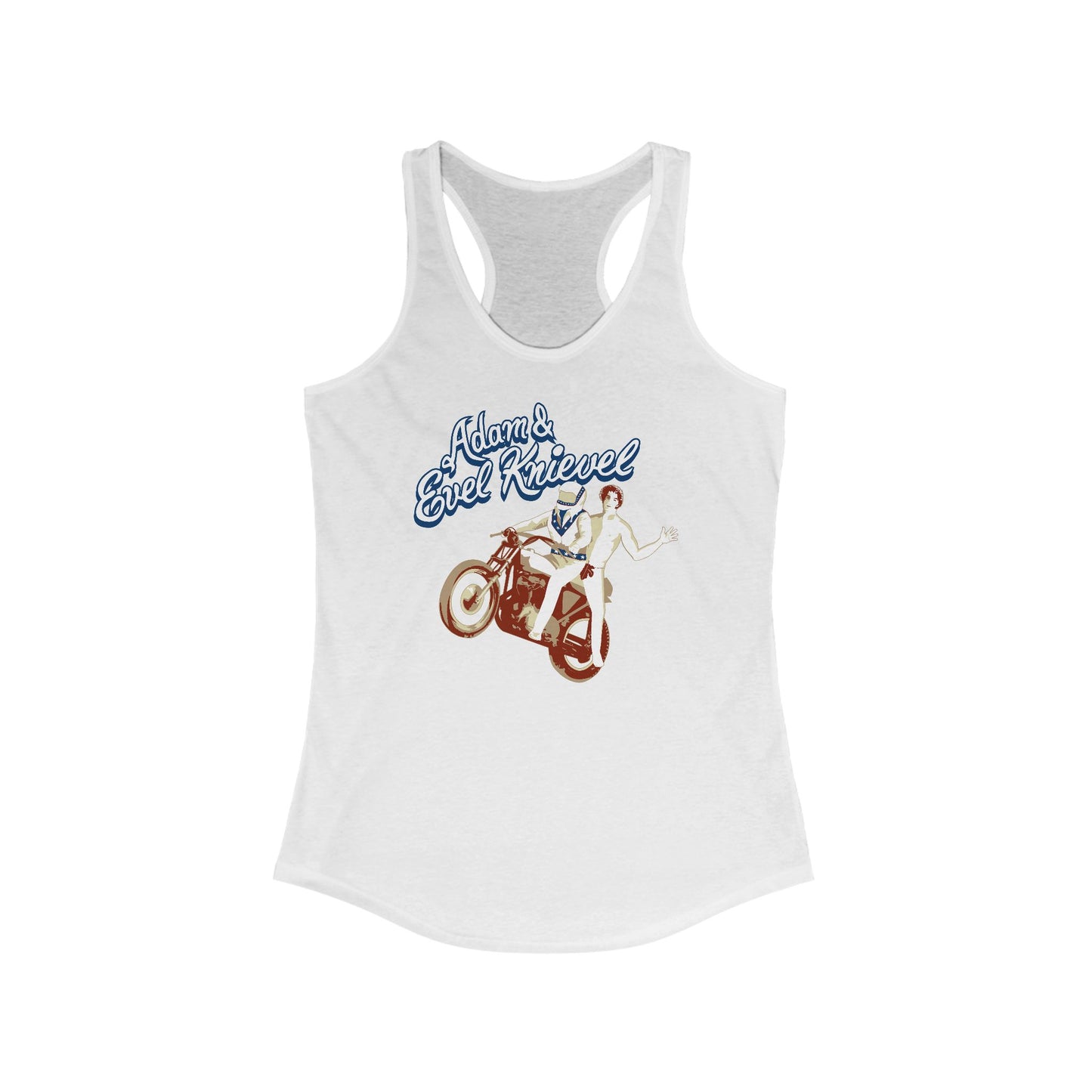 Adam & Evel Knievel  - Women's Racerback Tank