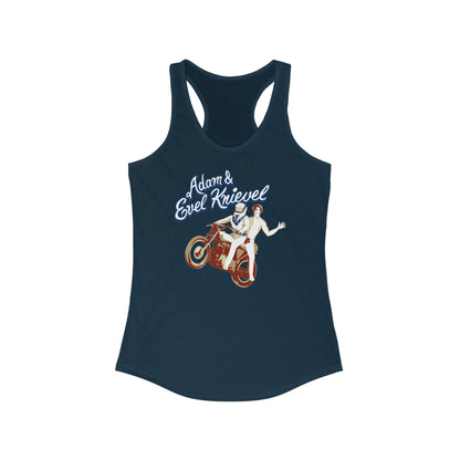 Adam & Evel Knievel  - Women's Racerback Tank