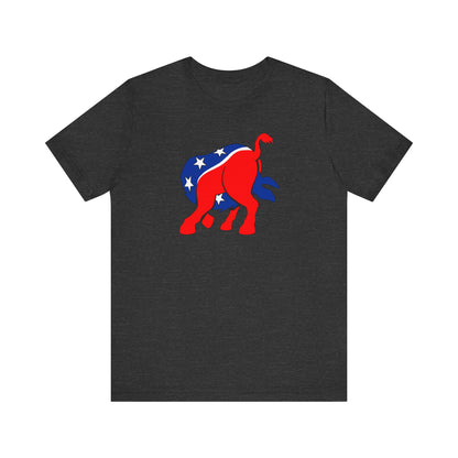 Democratic Donkey (Head Up Its Ass) - Men's T-Shirt