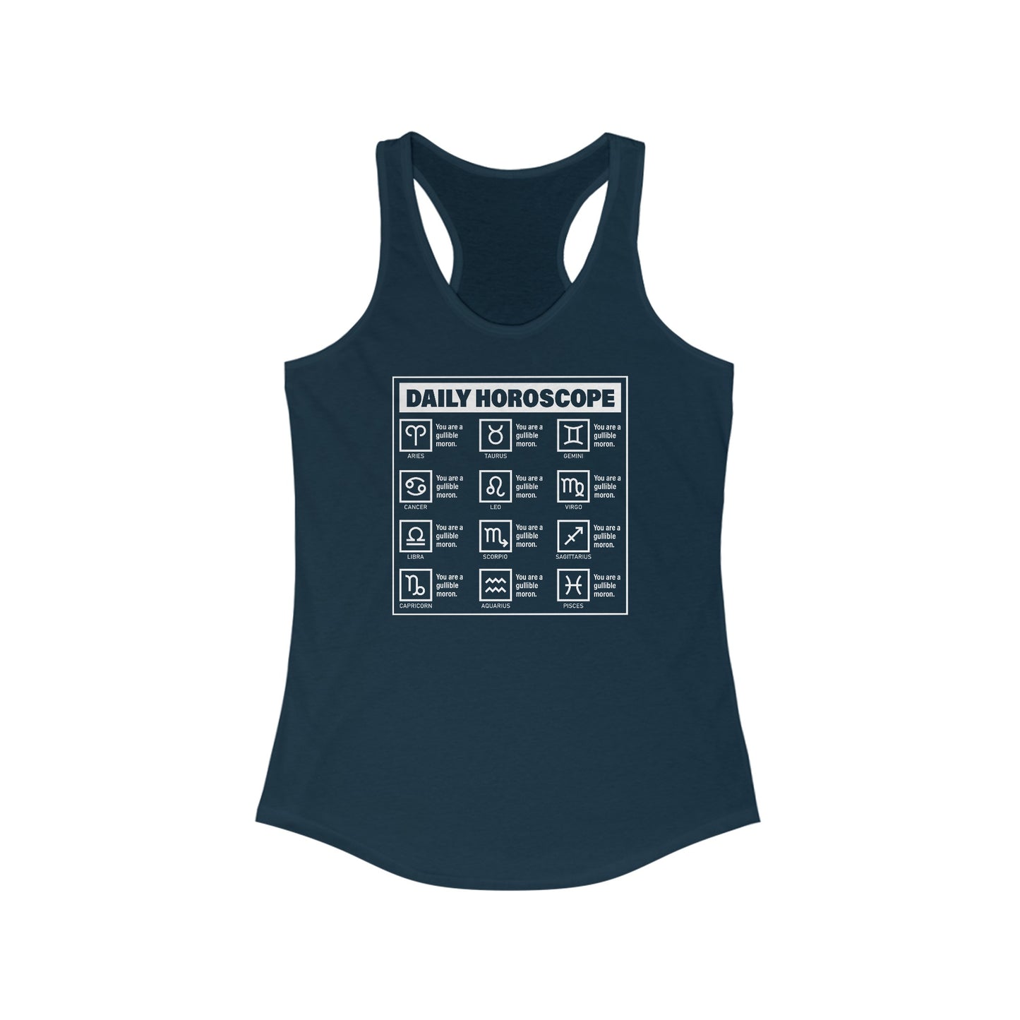 Daily Horoscope - Women's Racerback Tank