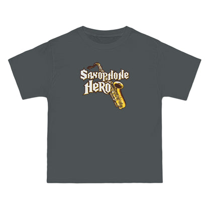 Saxophone Hero - Men's Heavyweight T-Shirt