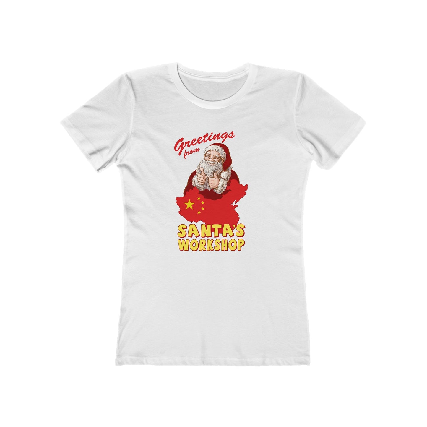 Greetings From Santa's Workshop (China) - Women’s T-Shirt