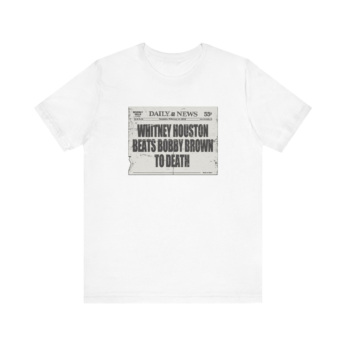 Whitney Houston Beats Bobby Brown To Death - Men's T-Shirt