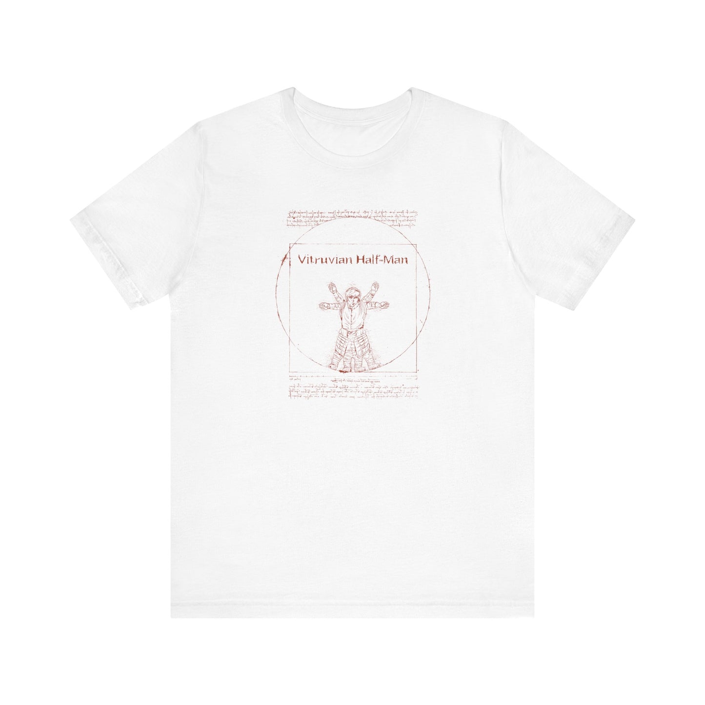 Vitruvian Half-Man - Men's T-Shirt