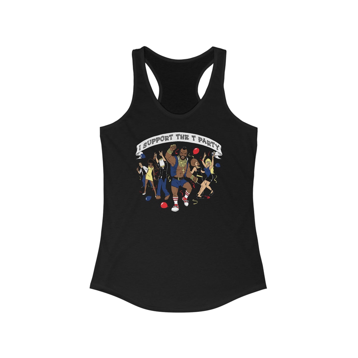 I Support The T Party  - Women’s Racerback Tank