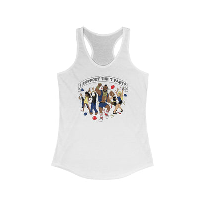 I Support The T Party  - Women’s Racerback Tank