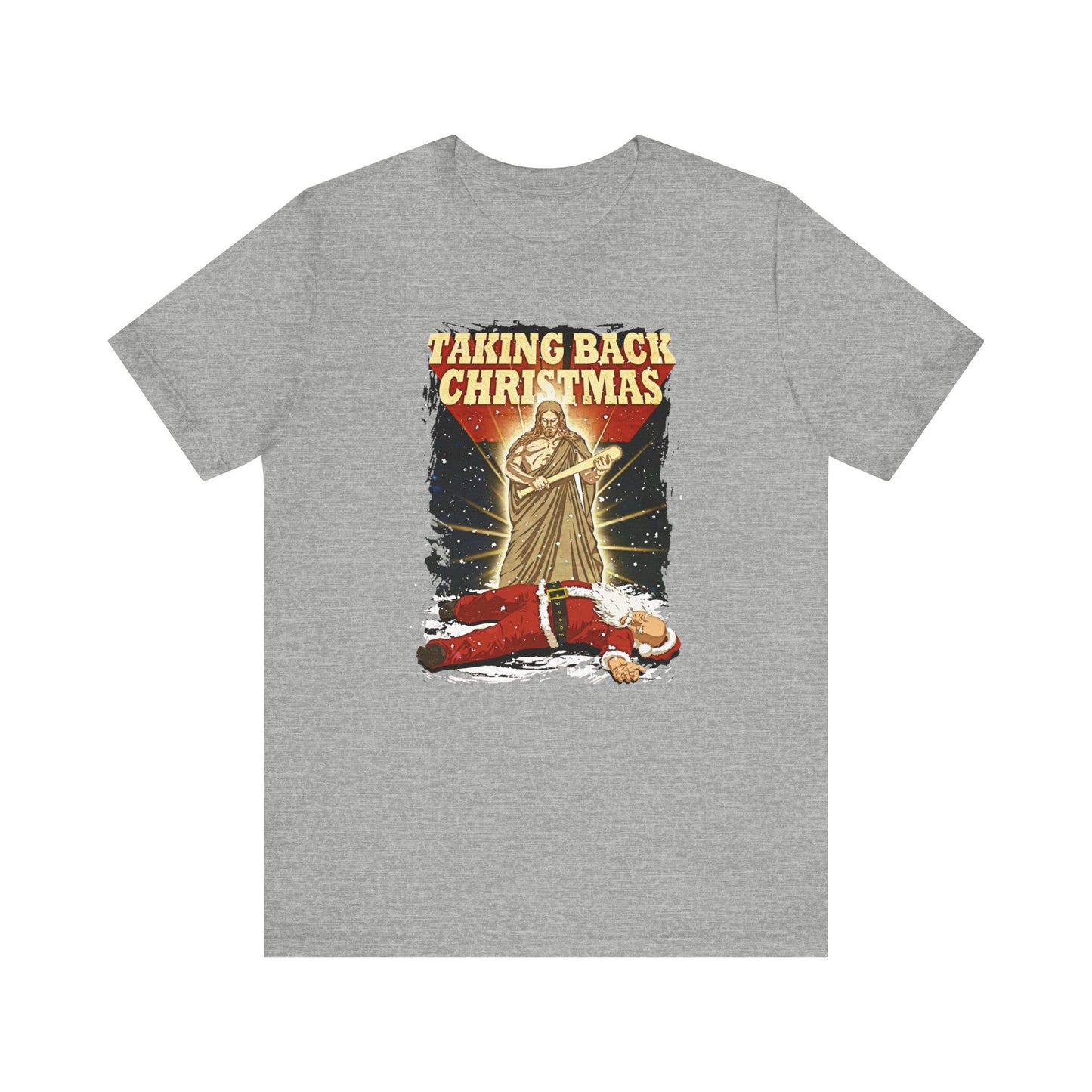 Taking Back Christmas (Jesus Vs. Santa - Men's T-Shirt