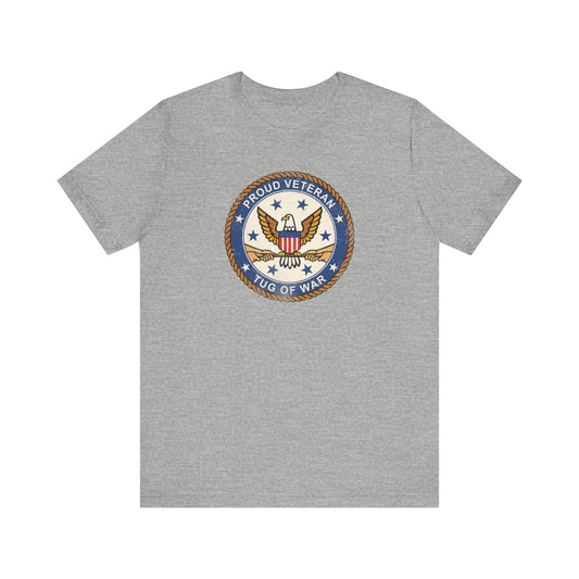 Proud Veteran (Tug Of War) - Men's T-Shirt