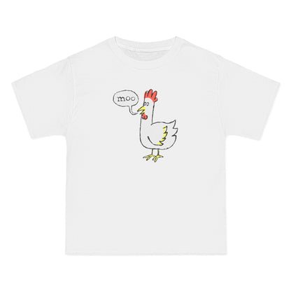 Moo (Chicken) - Men's Heavyweight T-Shirt