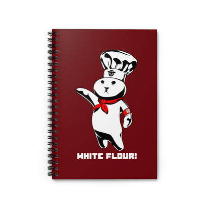 White Flour - Spiral Notebook