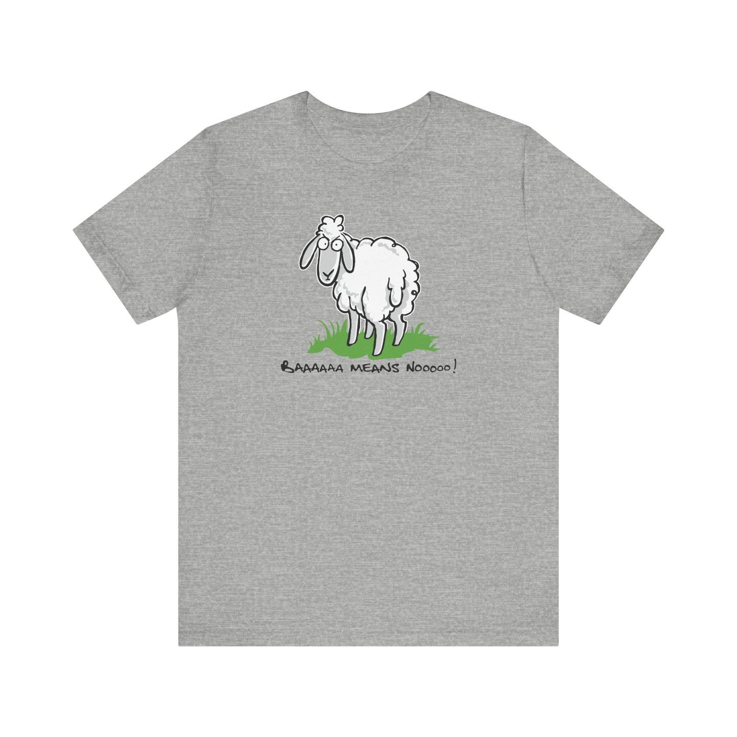 Baaaaaa Means Nooooo - Men's T-Shirt