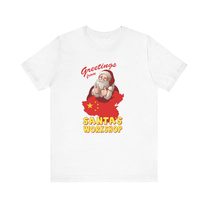 Greetings From Santa's Workshop (China) - Men's T-Shirt