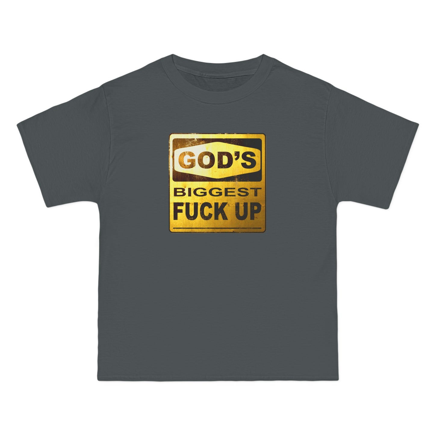 God's Biggest Fuck Up - Men's Heavyweight T-Shirt