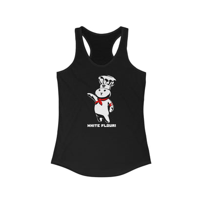 White Flour - Women's Racerback Tank