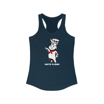 White Flour - Women's Racerback Tank