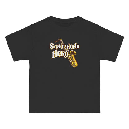 Saxophone Hero - Men's Heavyweight T-Shirt