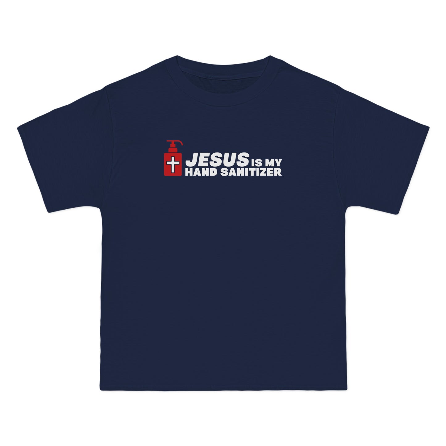 Jesus Is My Hand Sanitizer (Coronavirus) - Men's Heavyweight T-Shirt