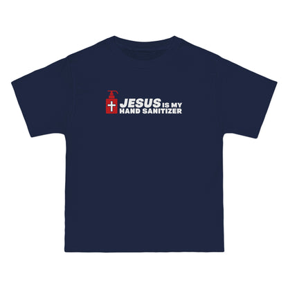 Jesus Is My Hand Sanitizer (Coronavirus) - Men's Heavyweight T-Shirt